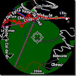 Fenix 6X Pro Solar Garmin map Dark theme